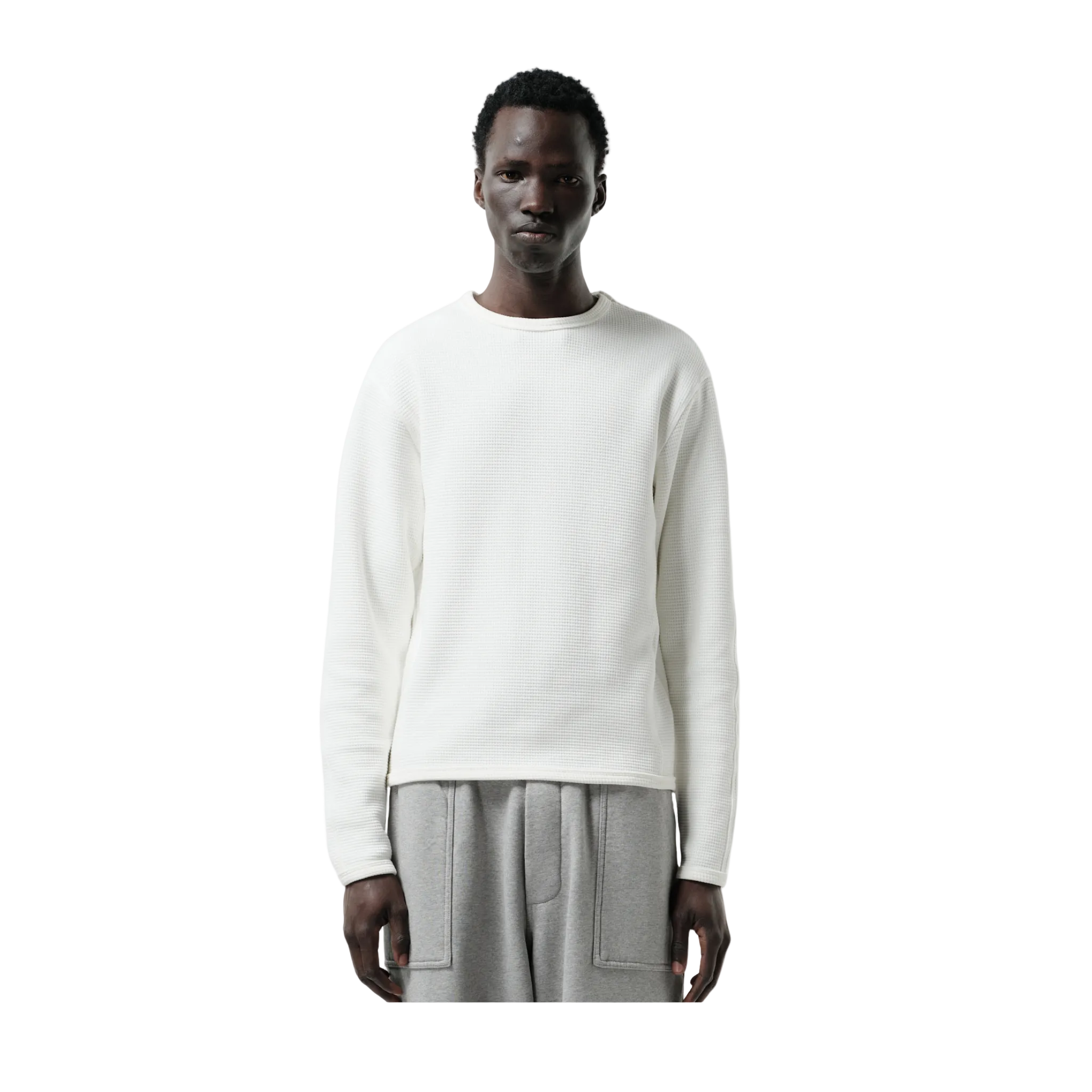 WAFFLE LONG SLEEVE TEE